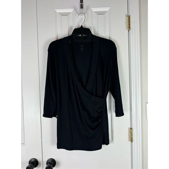 Marc Cain Womens Black Blouse Size 6 - Picture 1 of 3